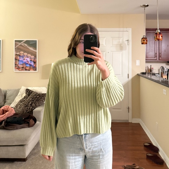 Princess Polly Sweaters - Green Princess Polly Sweater